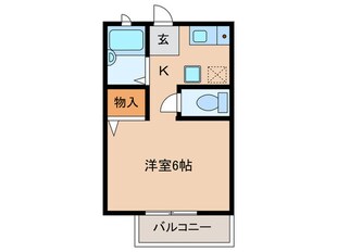 オリーブハウスの物件間取画像